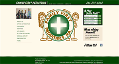 Desktop Screenshot of familyfirstpediatrics.com